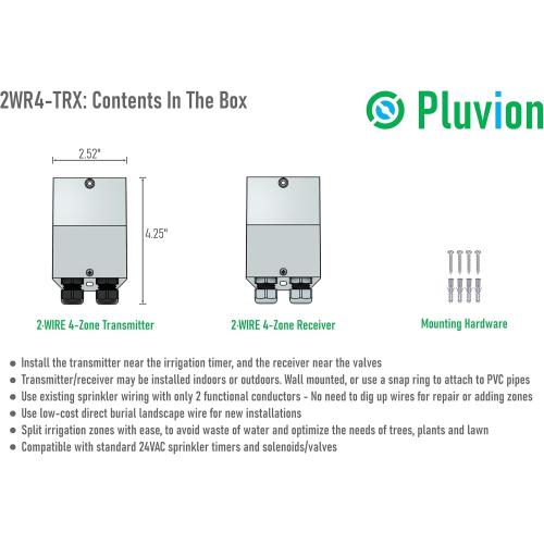 2·Wire Irrigation: Easily Add Multiple Sprinkler Zones or Repair a System Using Existing Wiring. Enables 2-Conductor Wiring for Residential Irrigation Systems.