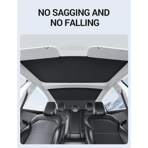 Motrobe for Tesla Model 3 Highland Roof Sunshade 2024-2026 No Gap Sag-Free