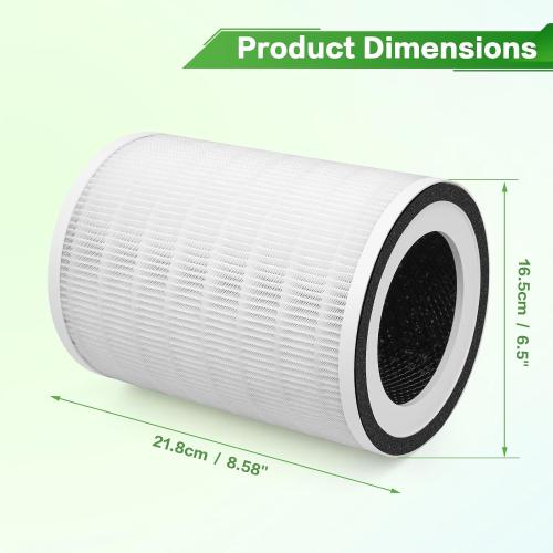 2 Pack Filter Replacement for Afloia KILO, KILOPLUS, KILOPRO Air Purifier