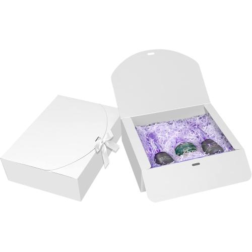 BoShahai 10 PCS White Gift Boxes with Lids 10.6x7.8x3.1 Inch Proposal box