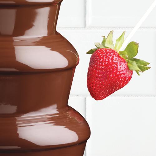 Nostalgia 2-pound Stainless Steel Chocolate Fondue Fountain