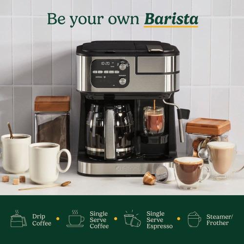 Coffee Center Barista Bar 12 Cup Stainless Steel 4 in 1 Coffee Maker needs cleaning