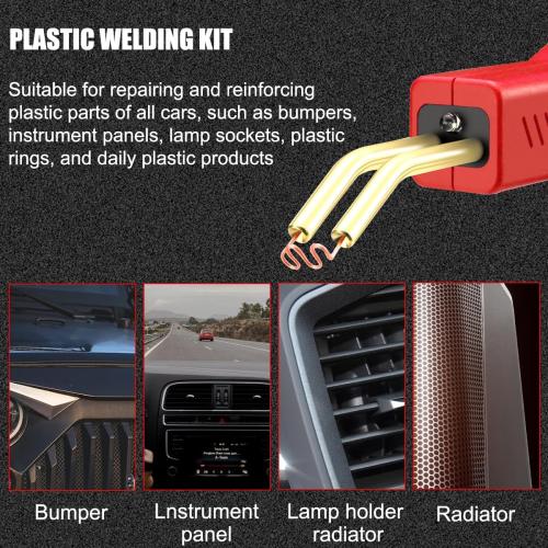 Plastic Bumper Crack Repair Welder Gun Kit with Carry Case