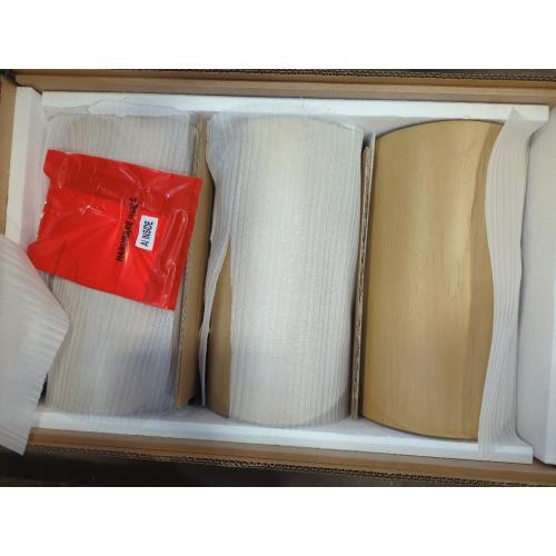 Baguette 40Coffee Round Table Light Brown (2 BOXES)