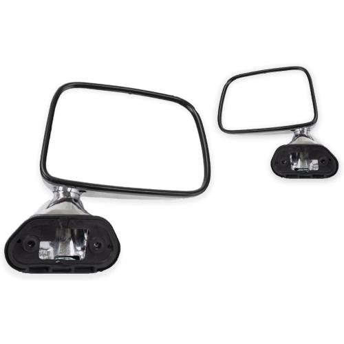 For Toyota Pickup 1989-1995 Door Mirror Driver and Passenger Side | Pair | Manual | Non-Heated | Replacement For 8794089141, 8791089143 | TO1320122, TO1321122