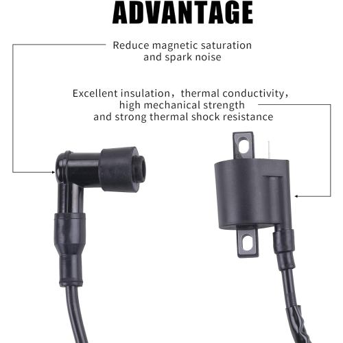 Stylemafia Ignition Coil Compatible with Yamaha PW 50 PW50 1981-2009 PW 80 PW80 1981-2009