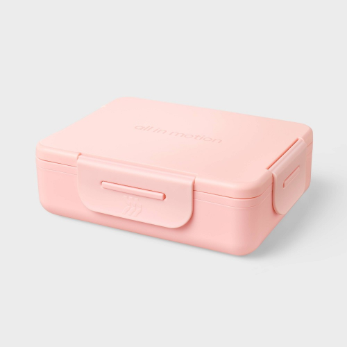Adult Bento Boxes - All In Motion™ Pink: Recycled Polypropylene Lunch Container