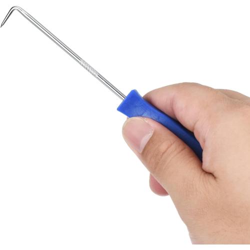 90 Degree Picks 142mm,  Oil Seal Gasket Precision Screwdriver Puller Remover Removal Tool, Blue