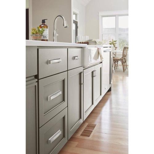 Appoint 3 in. (76mm) Traditional Satin Nickel Bar Cabinet Pull