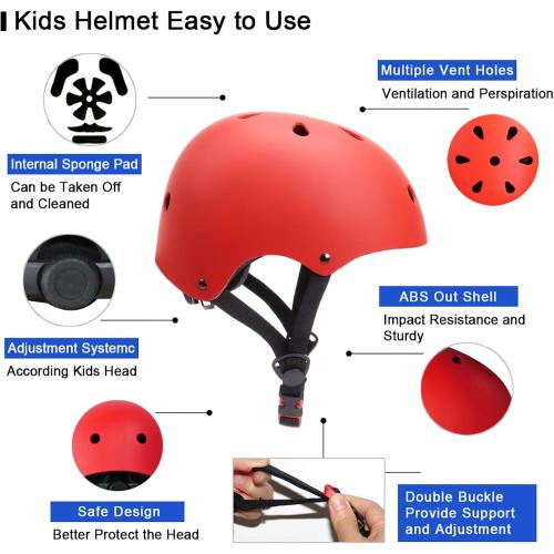 Glaf Toddler Helmet for 2-8 Years Kids Bike Helmets Baby Girls Boys Multi-Sport Adjustable Skateboard Bicycle Helmet Lightweight 4 Sizes for Toddlers