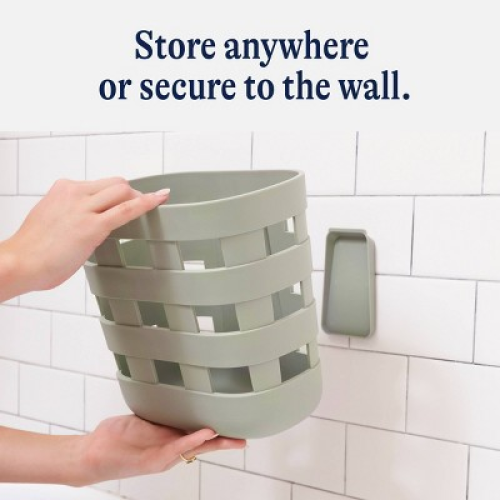 Lalo Bath Toy Bin - Sage: Shower Caddy, 9 Height, 8.5 Width