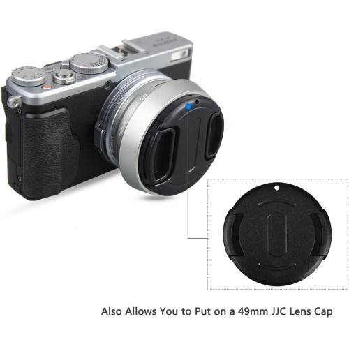 JJC LH-X100 Metal Lens Hood & Filter Adapter for Fuji X100VI X100V X100F