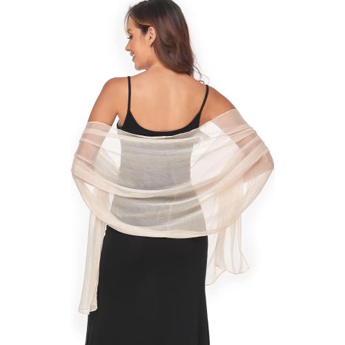 SURVODJA Women Shawls and Wraps for Evening Dress Lightweight Scarf Wedding Guest Shawl Wrap Bridesmaid Scarves