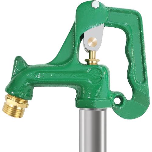 Frost Proof Yard Hydrant Frost Free Outdoor Faucet Freeze Proof Total3.25FT | Water Hydrant for Yard Irrigation Garden Patio Clean Farm Pasture Watering Drinking,3/4Pipe Connection,12”Bury Depth,No Lead
