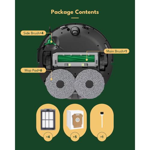21 Pcs Replacement Parts for iRobot Roomba Plus 405/505/505X/507 Combo