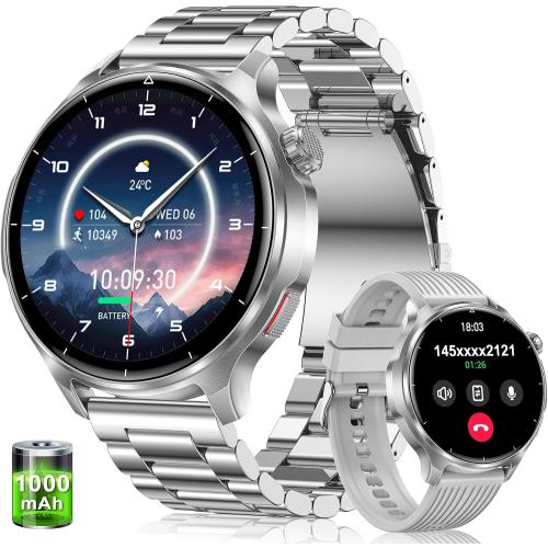 Military Smart Watch for Men 1000mAh Battery 1.52 HD Screen