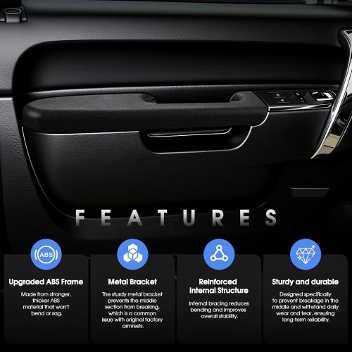 22818465 Driver Side Door Armrest Repair Kit Fit for Chey Silverado 10-14