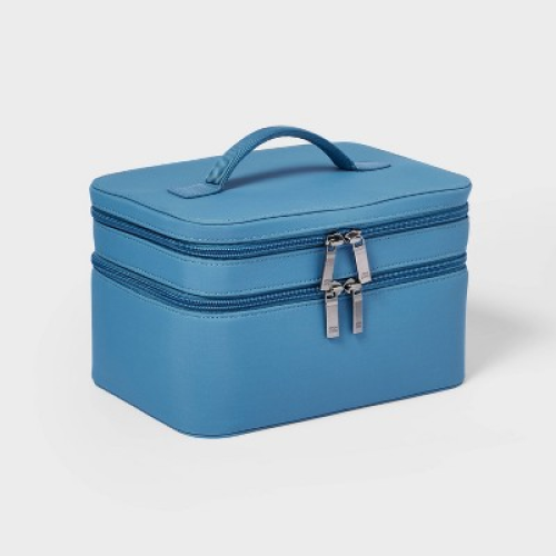 Signature Toiletry Bag Blue - Open Story ?️