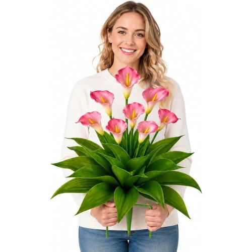 Artificial Agave Plants Outdoor 25.5 Inch, Large UV Resistant Realistic Fake Agave Succulent with Ground Stakes, Faux Agave Plant for Garden Patio Porch Front Yard Indoor Home Decor