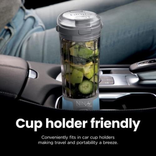 Ninja Blast 16-Oz Portable Personal Blender, Leak Proof Lid & Easy Sip Spout, Smoothie Blender, BC100GN Racing Green