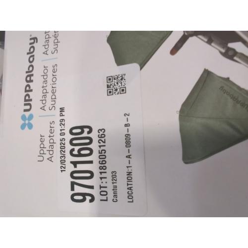 UPPAbaby Upper Adapter for Vista, Vista V2, and Vista V3 Strollers/ Compatible with Bassinet, Toddler Seat, Aria, Mesa V2, or Mesa Max Infant Car Seats / Quick   Secure Attachment / 1 Set