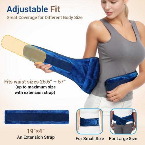 Comfytemp Microwavable Moist Heating Pad for Back and Waist Pain Relief