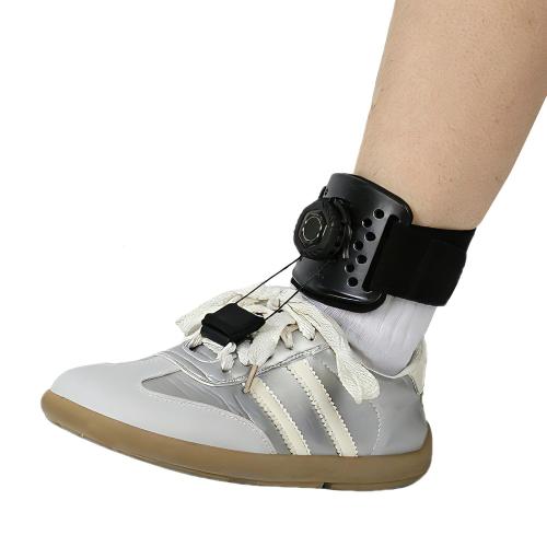 AFO Foot Drop Brace for Walking 2026 Upgraded - Soft Strap with Hard Shell, Reinforced Snap-Fit Lock, Support for Mild Foot Dragging, Tripping, Abnormal Posture, Black