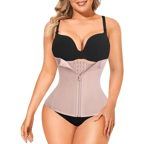 LODAY Waist Trainer Corset for Women Tummy Control Sport Workout Body Shaper Black
