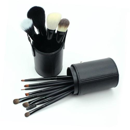 10 pack..Makeup Brush Organizer Pu Makeup Bucket Large Capacity Steel Button Easy to Clean for Travel