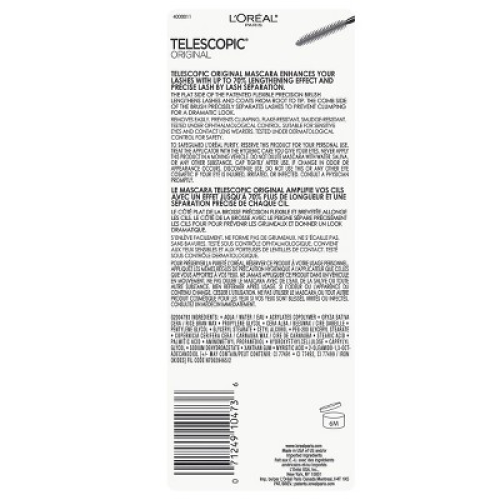 L'Oreal Paris Telescopic Original Lengthening Mascara - 915 Black Brown - 0.27 fl oz