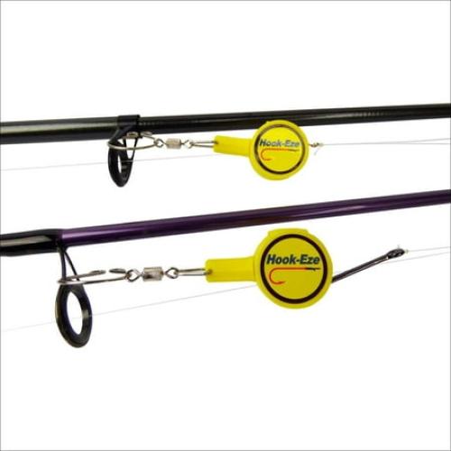 Hook-Eze Twin Pack, Yellow Fishing Hook, 1 Size