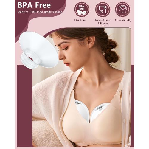 4PC Flange Insert 22mm Compatible with Momcozy M5/M6/M9/S12 Pro/V1 Pro/V1 Pro Breast Pump, Fit for Eufy/Elvie/Medela/Spectra/Lansinoh/NCVI/Lansinoh/TSRETE with 24mm Flange/Shield Breast Pump