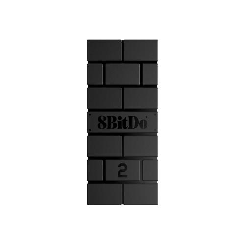8BitDo Wireless USB Adapter 2 for Switch/Switch 2, Windows PC, Mac & Raspberry Pi, Compatible with Xbox Series X & S Controller, Xbox One Bluetooth Controller, Switch Pro and PS5 Controller (Black)
