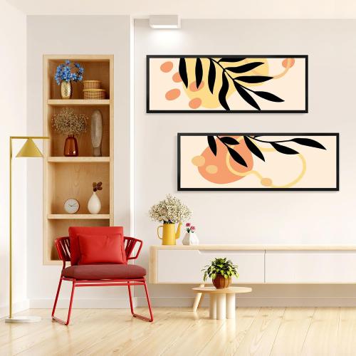LaVie Home  Picture Frame for Wall Display,  Black Picture Frame with HD Plexiglas,  Panoramic Frame 1 Pack, Display Frame for Vertical or Horizontal, Classic Collection