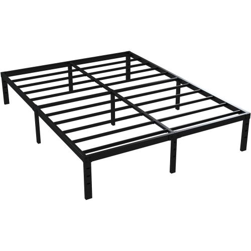 Queen Bed Frame No Box Spring Required Metal Platform