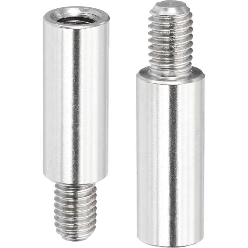 PATIKIL 2 Pcs M8x35 12mm Stainless Steel Standoff Extension Posts Screws,Metric Male Female Thread Adapters Spacer for PCB,Quadcopter Drone,Computer & Circuit Board Assortment Kit