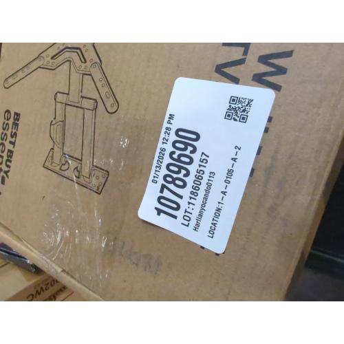Best Buy Essentials Full Motion TV Wall Mount with Mounting Hardware Included, (New)