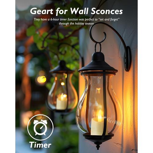12 Pack Timer LED Flameless Votive Tealights