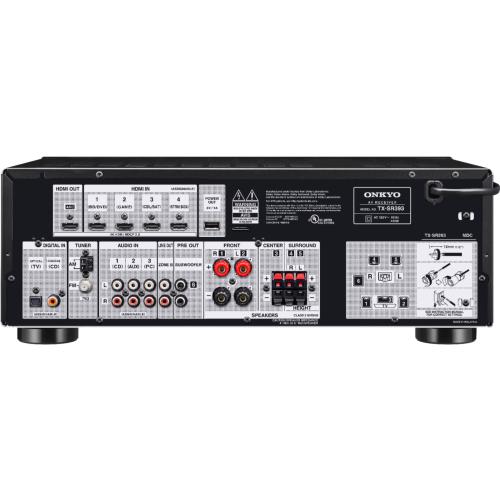 Onkyo - TX 5.2-Ch. with Dolby Atmos 4K Ultra HD HDR Compatible A/V Home Theater Receiver - Black