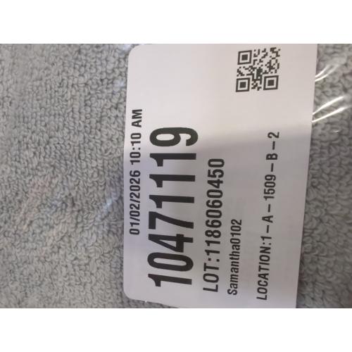 Haven Organic Cotton Terry Bath Towel in Harbor Mist Grey (2 pack)