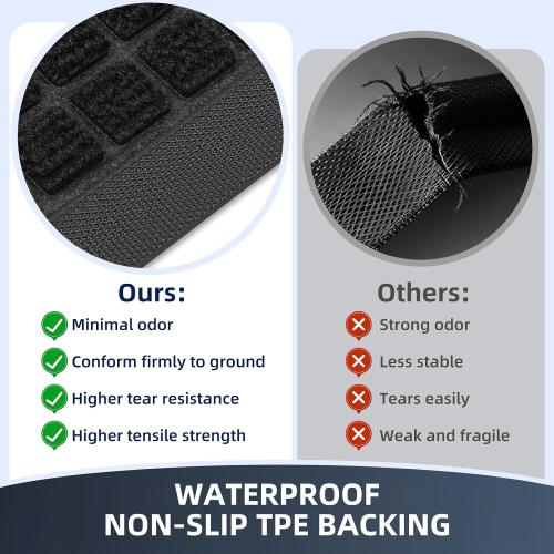 Front Door Mat Outside Entrance, Heavy Duty Doormat, 29.5x17