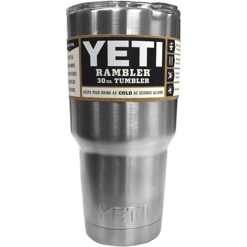YETI Rambler Vacuum Insulated Tumbler with Lid