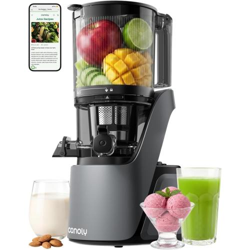 Canoly 3-in-1 Cold Press Juicer C16, Makes Juice & Sorbet & Nut Milk