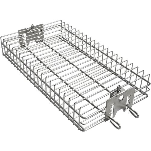 onlyfire 6042 Stainless Steel Flat Spit Rotisserie Grill Basket for Grills