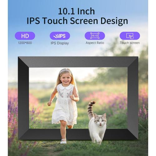 Uhale Digital Picture Frame 10.1 WiFi Electronic Photo Frames 32GB Storage