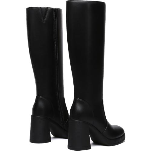 SIZE 11‼️‼️ Knee High Boots Women Wide Calf Platform Boots with Side Zipper