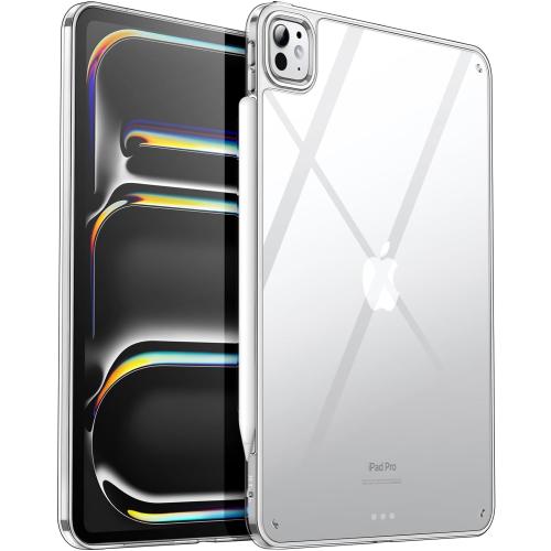 JETech Clear Case for iPad Pro 11 M5/M4, Anti-Yellowing