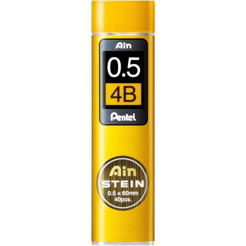 Pentel Mechanical Pencil Lead, Ain Stein, 0.5mm, 4B (C275-4B)