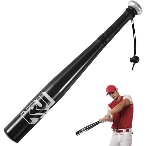 KRUI 18 Inch Aluminum Baseball Bat for Self Defense, Tire Checker and Fish
