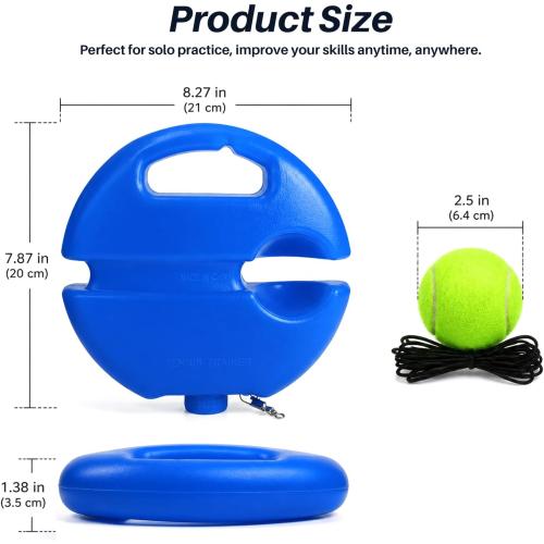 Tennis Training Bouncing Ball Set – 4 high-Bounce Balls with mesh Carry Bag. Portable and Convenient for Solo Practice in courtyards, Balconies, or Outdoor Fitness Activities Anywhere.